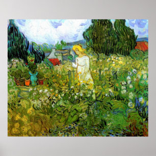 Pôster Marguerite Gachet no Jardim por Vincent van Gogh