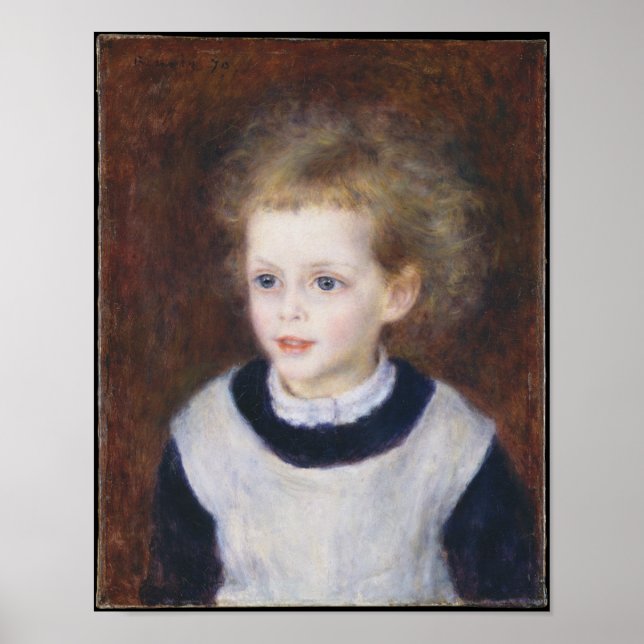 Poster Marguerite-Thérèse (Margot) Berard - Renoir - 1879 (Frente)