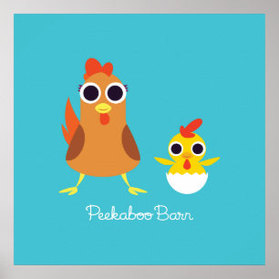 Pôster Maria & Bandit the Chickens