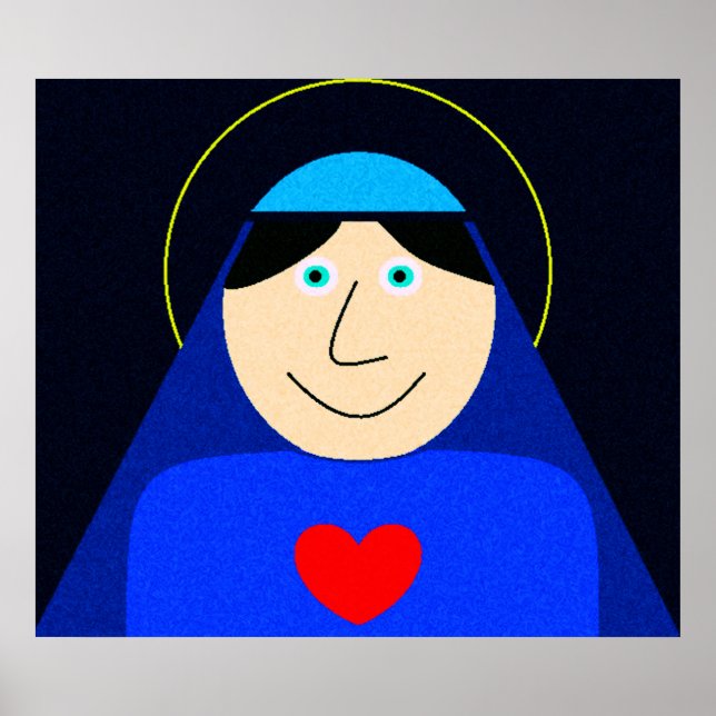 Poster Maria Mãe de Deus (Frente)