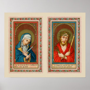 Pôster Maria, Mater Dolorosa & Jesus, Ecce Homo