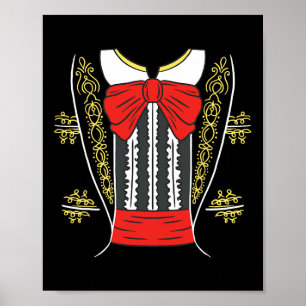Poster Mariachi Charro Costume Mexicano Para Cinco De May