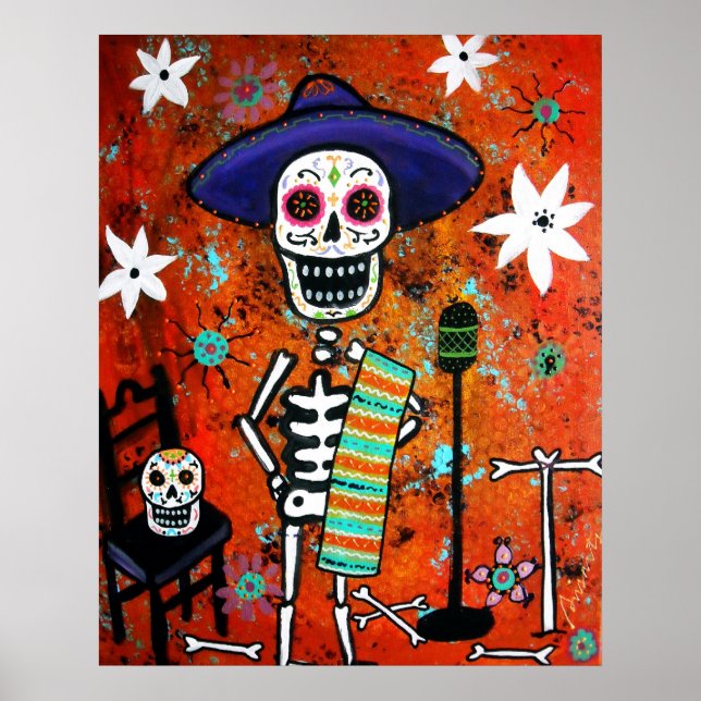 PÔSTER MARIACHI DIA DE LOS MUERTOS (Frente)