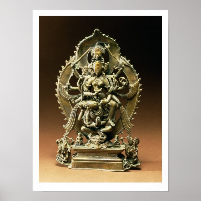 Poster Marichi, o raio do amanhecer, período Pala, Ind Or (Frente)