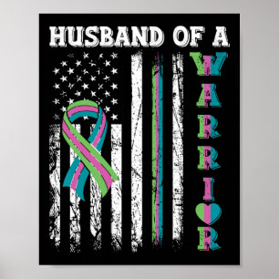 Poster Marido De Um Cancer Metastático Guerreiro Usa