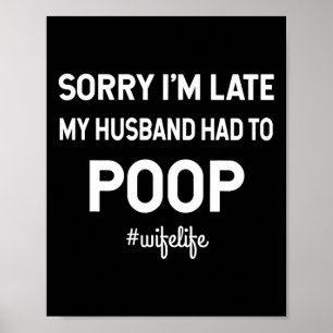 Poster Marido e Esposa do Funny Valentine Fazem Cocô