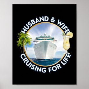 Poster Marido E Mulher Navegando Pela Vida Camiseta Mascu