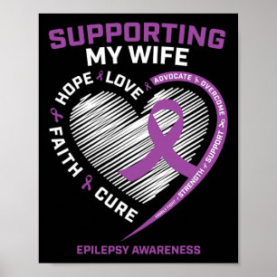 Poster Marido Eu Visto Roxo Para Minha Esposa Epilepsia A