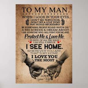 Poster Marido Me Proteja E Me Ame