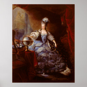 Pôster Marie Antoinett de Áustria por Jean Baptiste