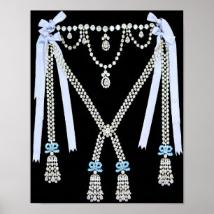 Poster Marie Antoinette - caso de colar Collier puro -