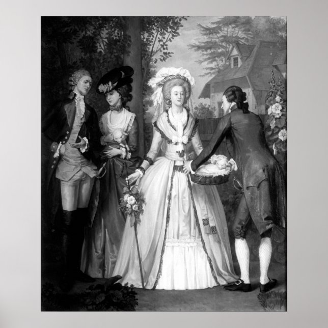 Poster Marie-Antoinette de Habsburgo-Lorena (Frente)