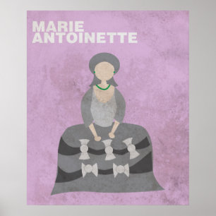 Pôster Marie Antoinette: Posição minimalista das figura