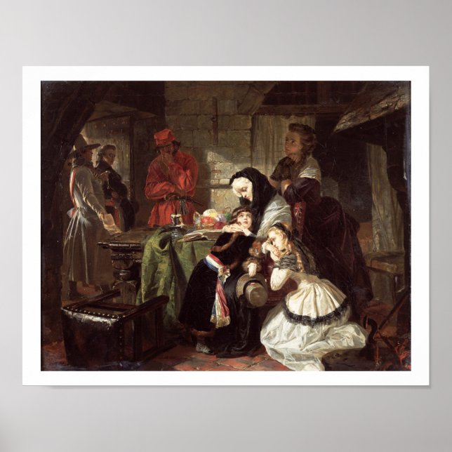 Pôster Marie-Antoinette's (1753-93) Final Adieu to the Da (Frente)