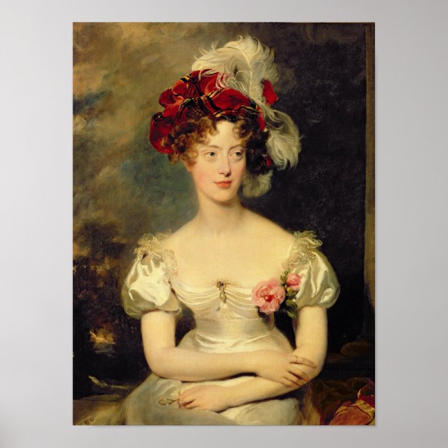 Poster Marie-Caroline de Bourbon Duchesse de Berry (Frente)