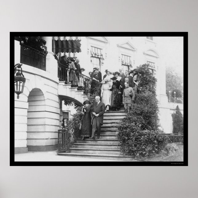 Pôster Marie Curie and President Harding 1922 (Frente)