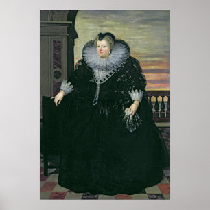 Poster Marie de Medici Rainha de France, 1617