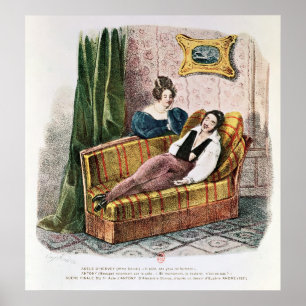 Pôster Marie Dorval no papel de Adele d'Hervey