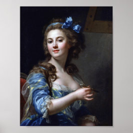 Poster Marie-Gabrielle Capet : autorretrato (1783)