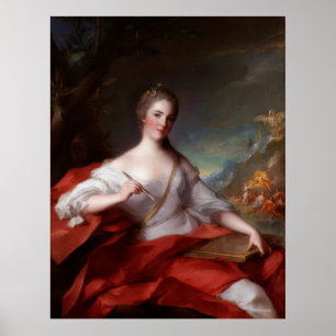 Poster Marie-Geneviève Boudrey, de Jean-Marc Nattier