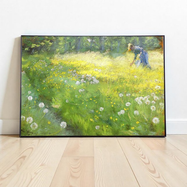 Poster Marie Krøyer in the Garden at Skagen-PS Kroyer (Criador carregado)