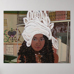 Poster Marie Laveaux no Trimestre Francês