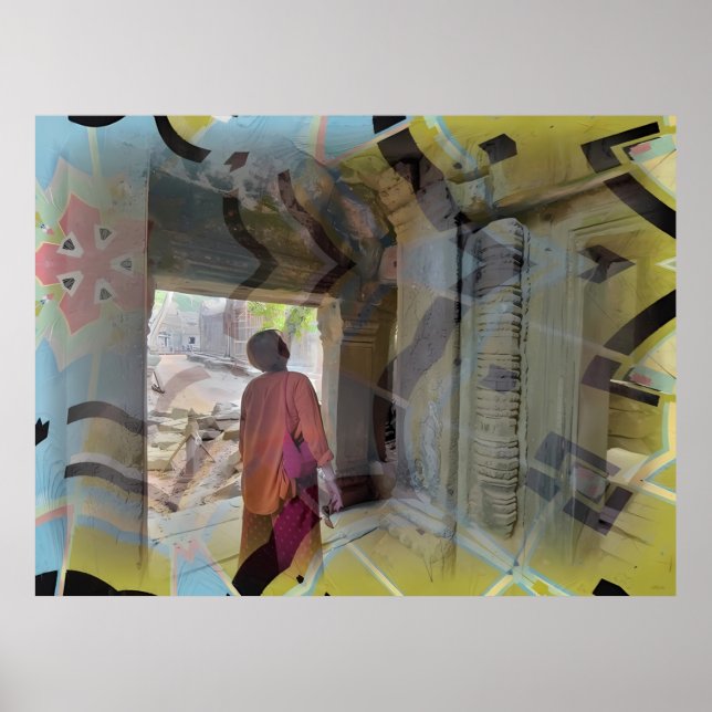 Poster Marie na Porta - Ken Gage Art (Frente)