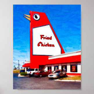 Pôster Marietta Landmark - The Big Chicken - Arquivo 8x6