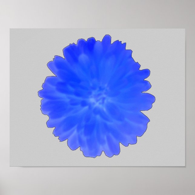 Poster Marigold Azul (Frente)