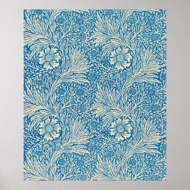 Poster Marigold por William Morris (Frente)