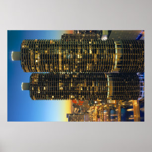 Pôster Marina City Chicago