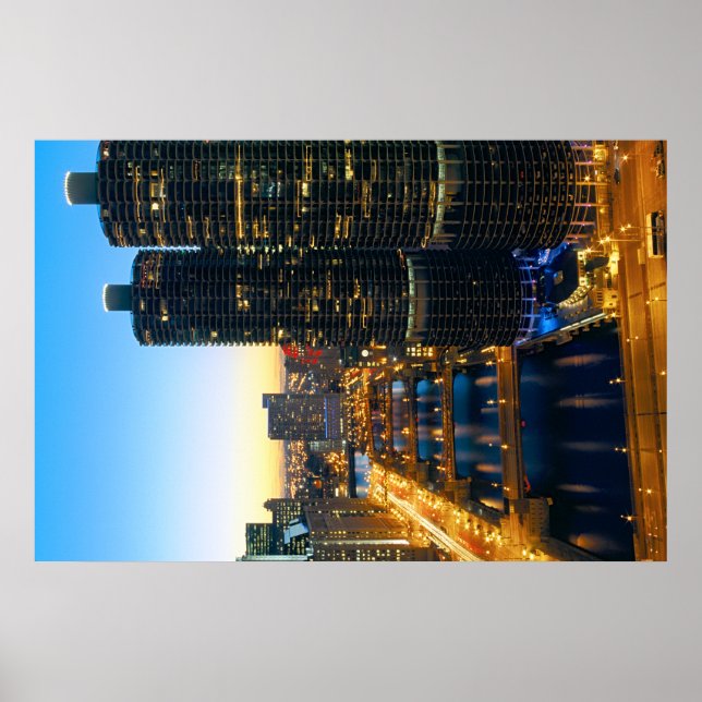Poster Marina City Chicago (Frente)