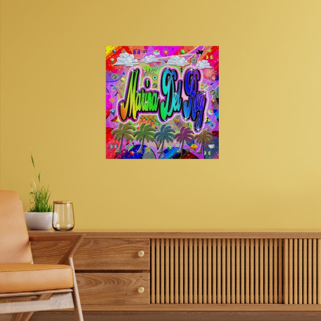 Poster Marina Del Rey Vista Express (Sala de Estar 2)