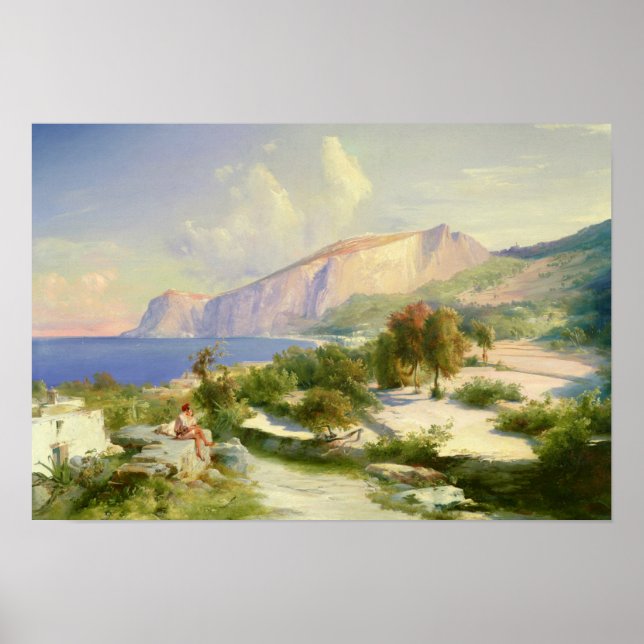 Poster Marina Grande, Capri, c.1829 (Frente)