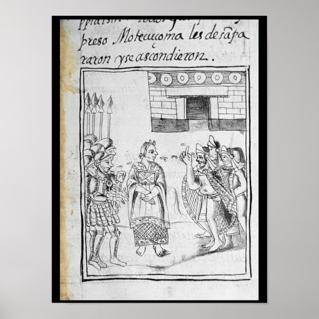 Pôster Marina interpreting for the Spaniards (Frente)