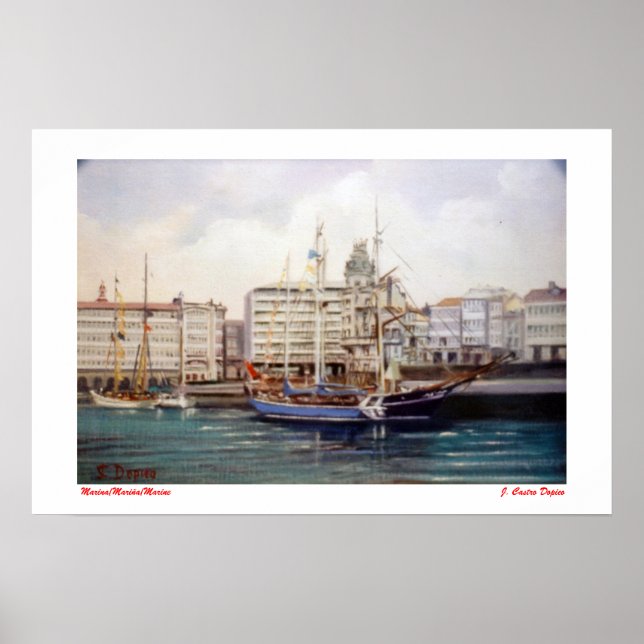 Pôster Marina/Mariña/Marine (Frente)