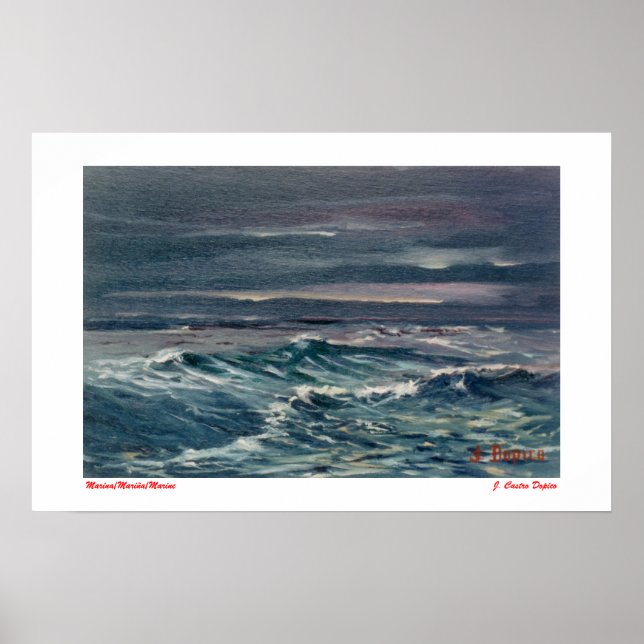 Pôster Marina/Mariña/Marine (Frente)