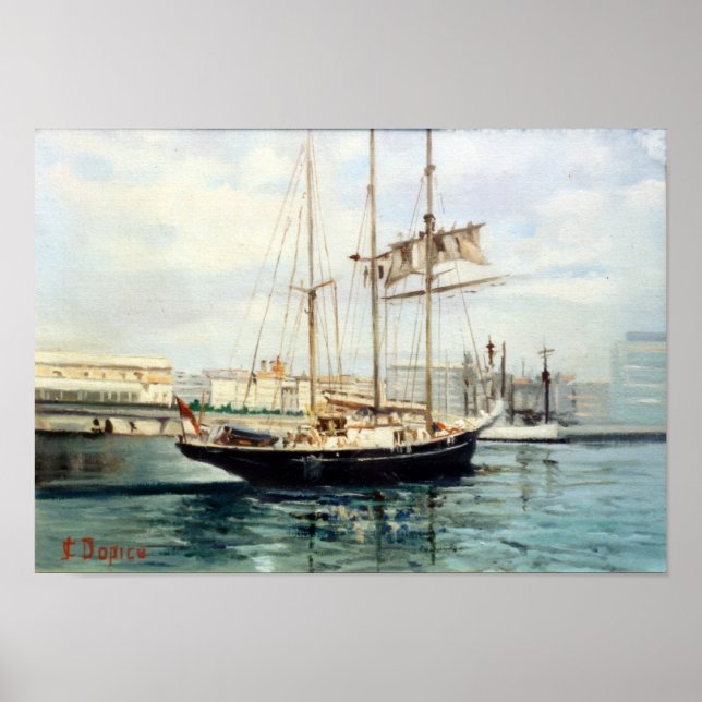 Poster Marina/Mariña/Marine (Frente)