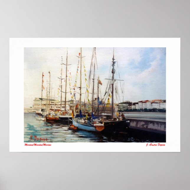 Pôster Marina/Mariña/Marine (Frente)