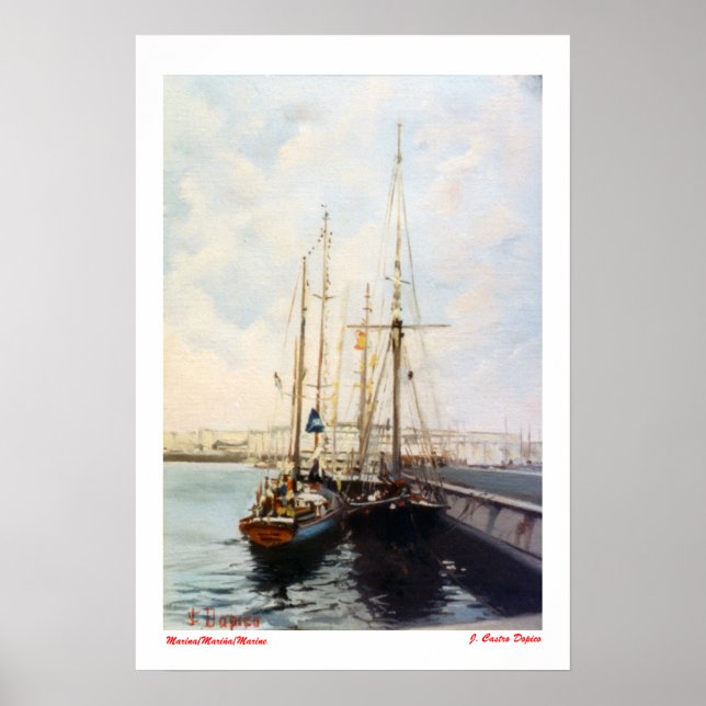 Pôster Marina/Mariña/Marine (Frente)