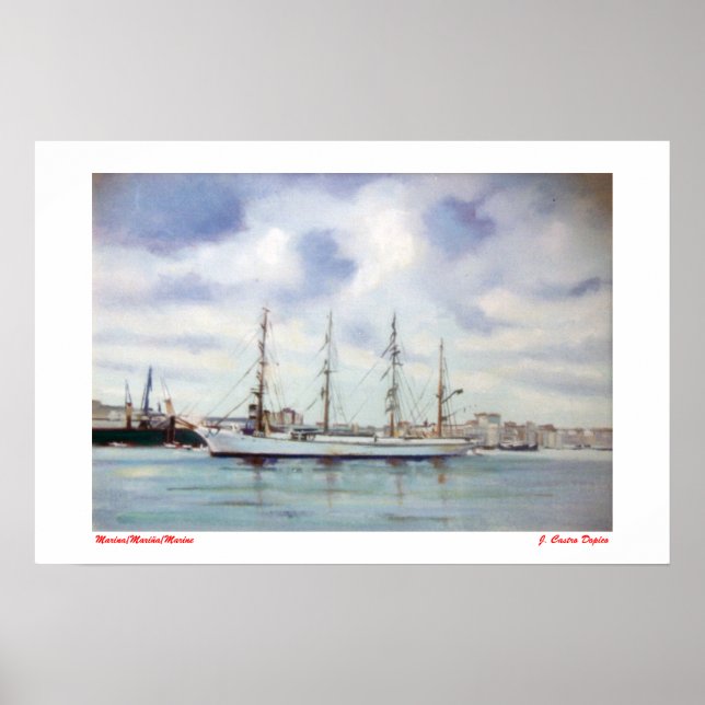 Pôster Marina/Mariña/Marine (Frente)