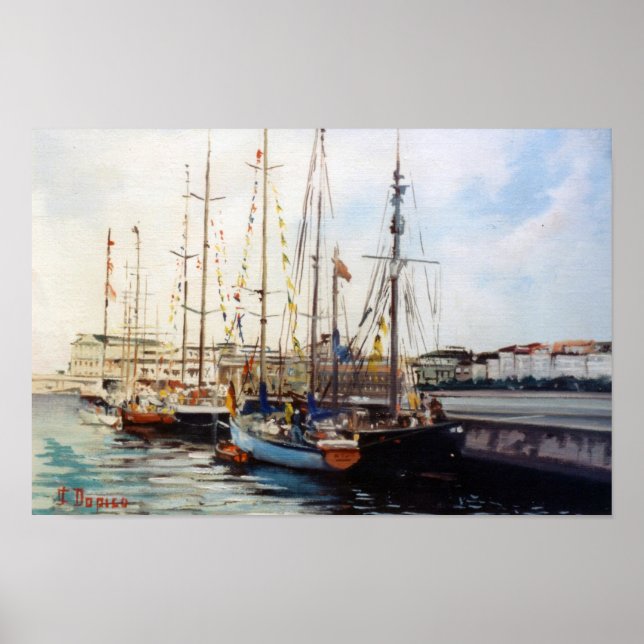 Poster Marina/Mariña/Marine (Frente)