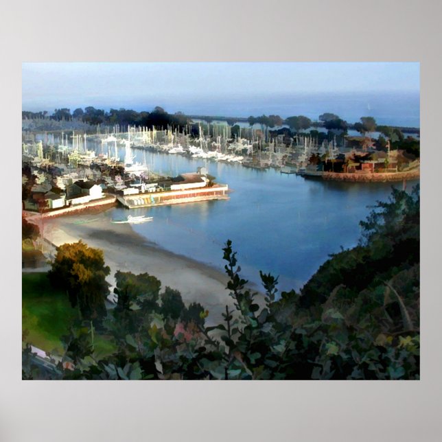 Pôster Marina Overlook no Dana Point (Frente)