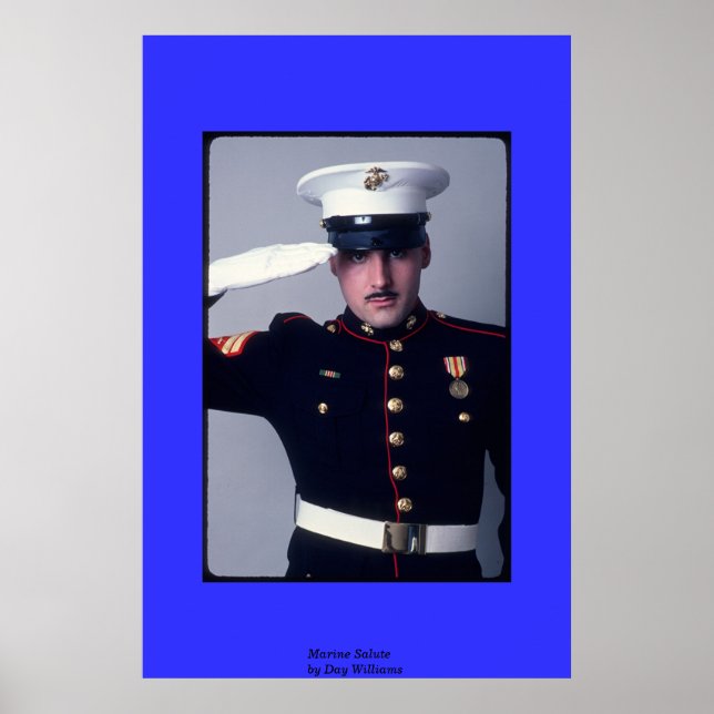 Pôster Marine Salute (Frente)