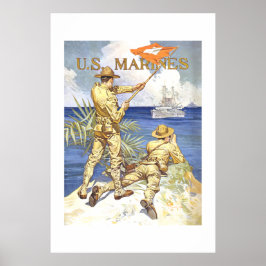 Poster Marines dos EUA