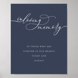 Poster Marinha Script essencial em Memória de Amor