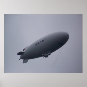 Pôster Marinho americano Blimp MZ-3A