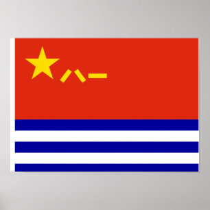 Pôster Marinho chinês