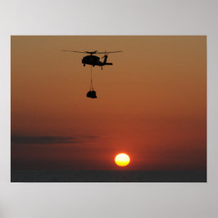 Pôster Marinho dos EUA MH-60S Seahawk