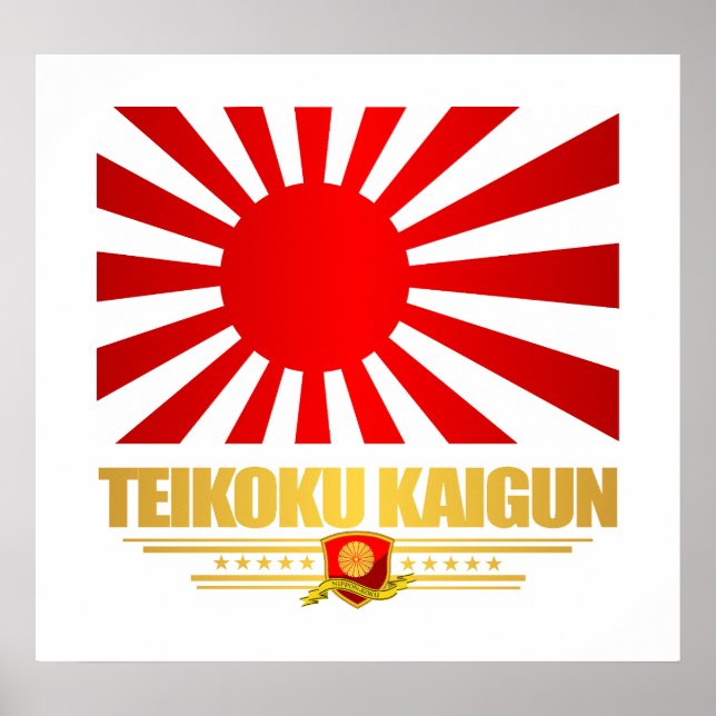 Pôster Marinho Imperial Japonês (Frente)